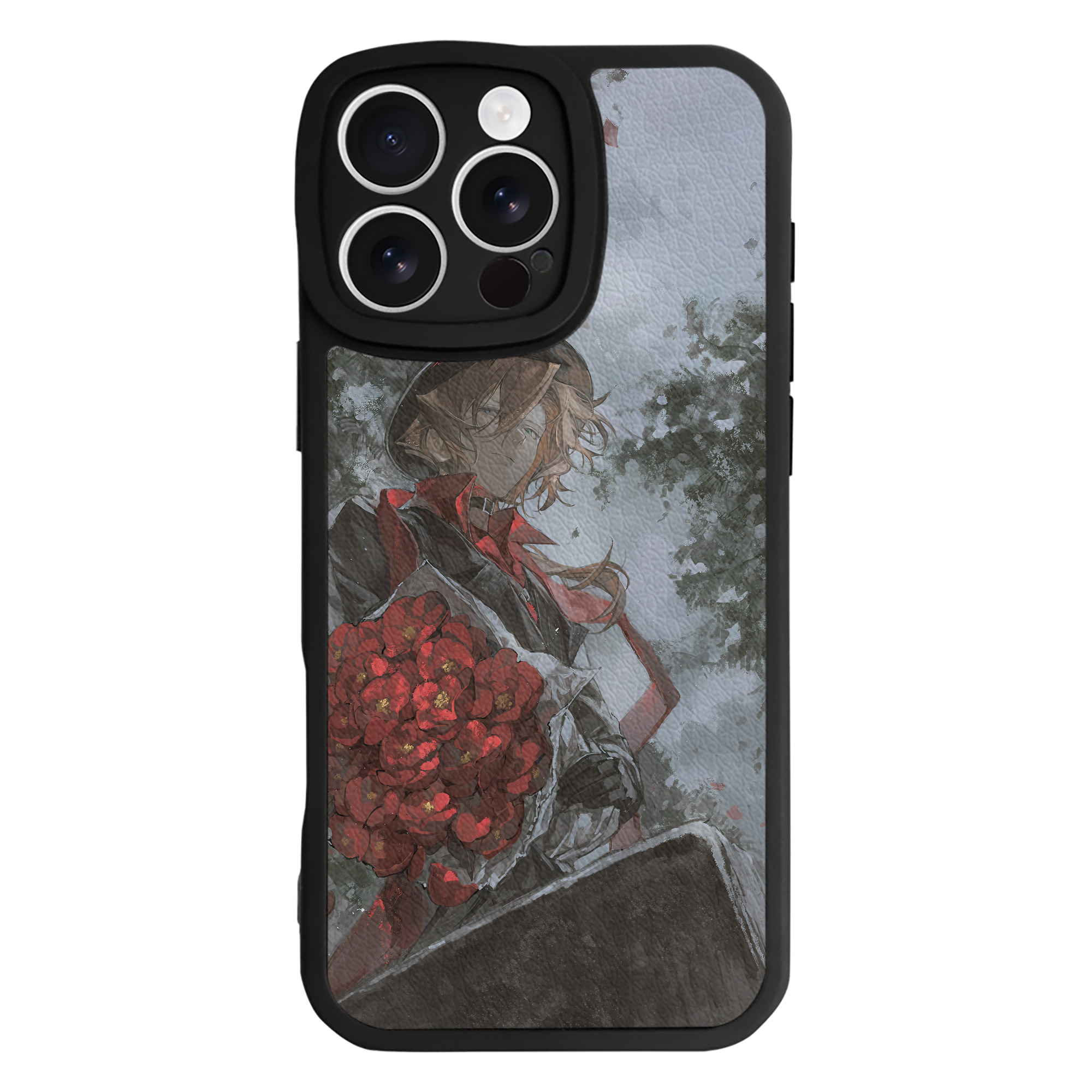 （画像用） 文豪ストレイドッグス Bungo Stray Dogs 【iPhone 16シリーズ対応】シリコンスマホケース（レザー調） 材質：シリコン
